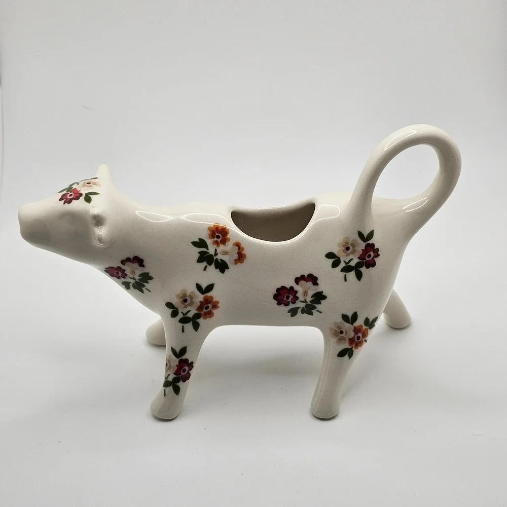 Rare Pioneer Woman Posey Fall Flower Cow Creamer 